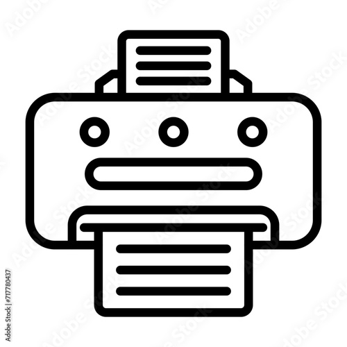 Printer Vector Icon