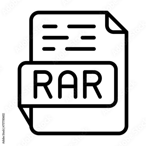 RAR Vector Icon