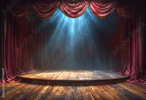 Spotlight on the Stage: A Glimpse into the World of Theater Generative AI photo