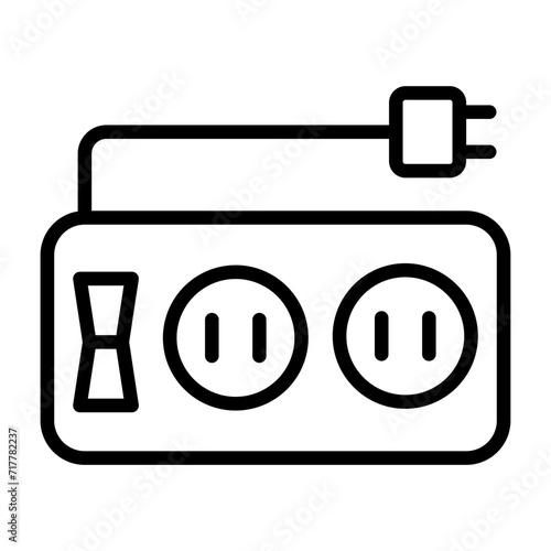 Power Strip Vector Icon