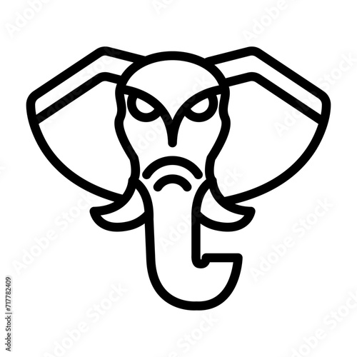 Elephant Vector Icon