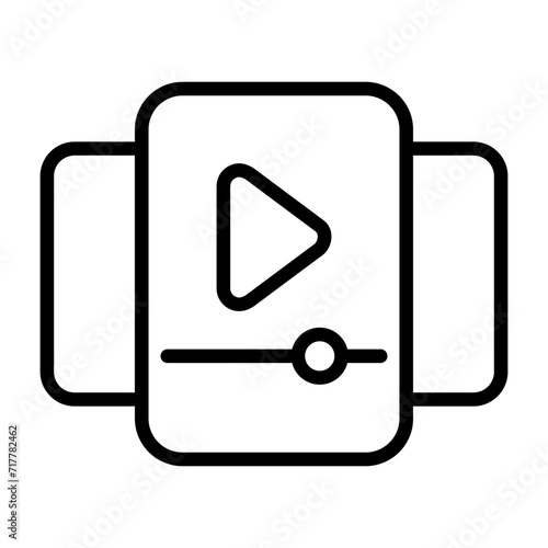 Video Gallery Vector Icon
