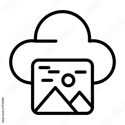 Image Hosting Vector Icon