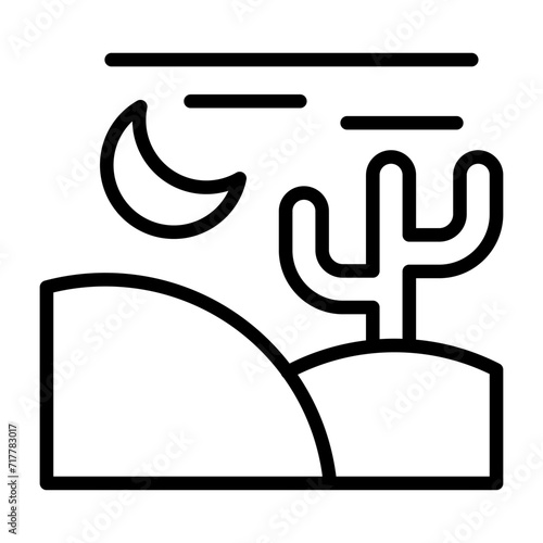 Desert Vector Icon