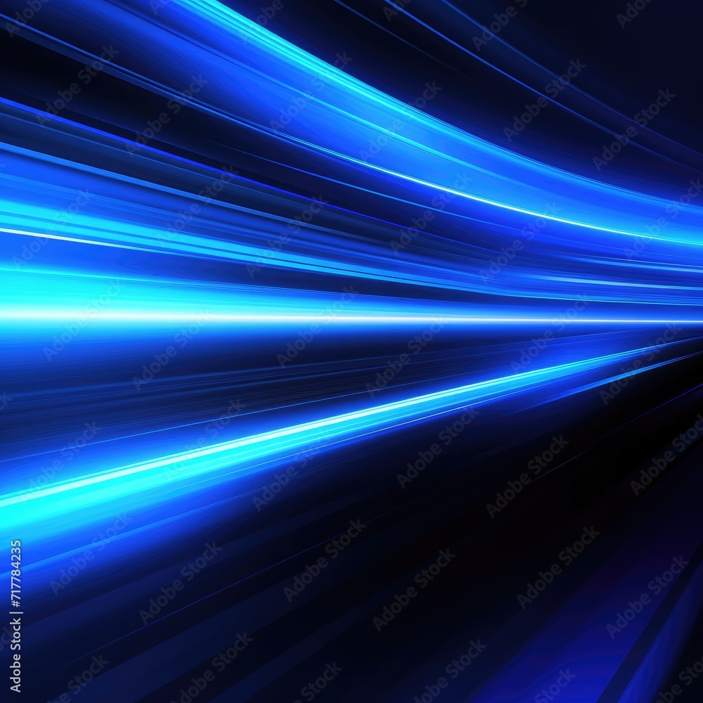 Futuristic high-speed movement with blue rays of light on an abstract background Futuristic high-speed movement with blue rays of light on an abstract background