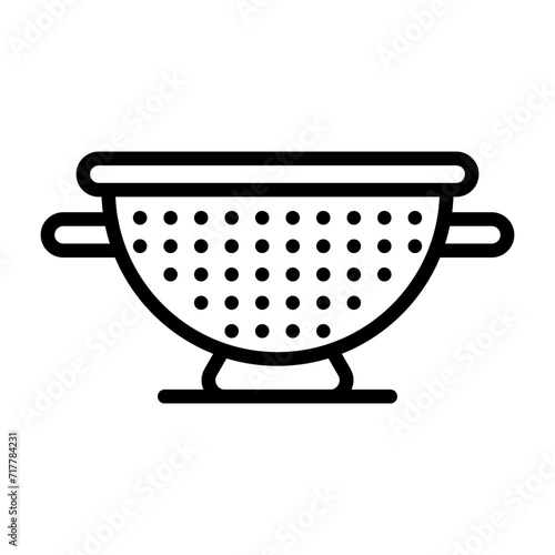 Colander Vector Icon