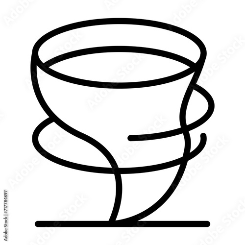 Tornado Vector Icon