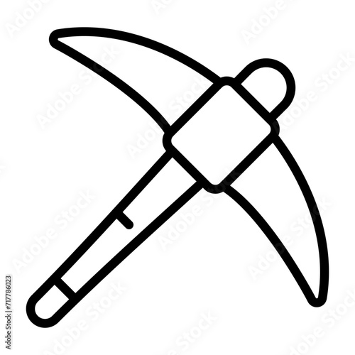 Pickaxe Vector Icon