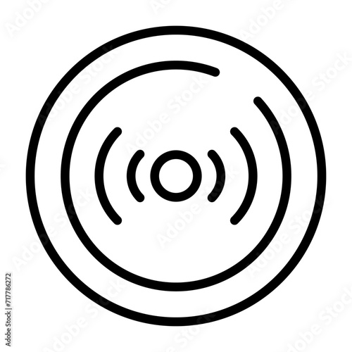 Live Streaming Circle Vector Icon