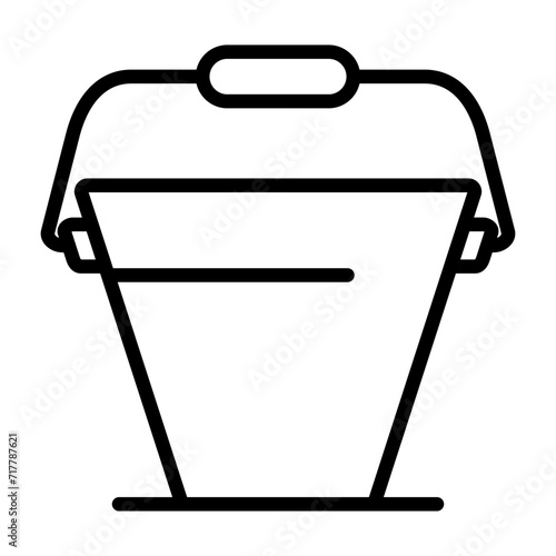 Bucket Vector Icon