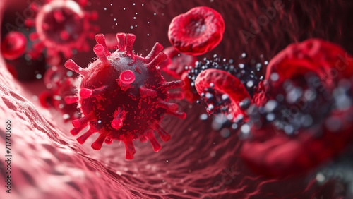 Intruders in the Veins: A Close-Up of Viruses in the Bloodstream