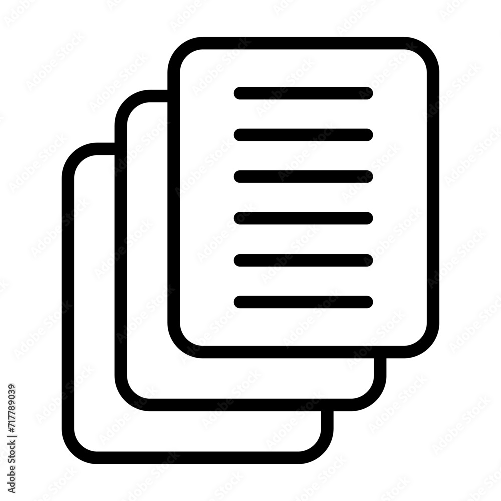 Document Version Control Vector Icon Document Version Control Vector Icon