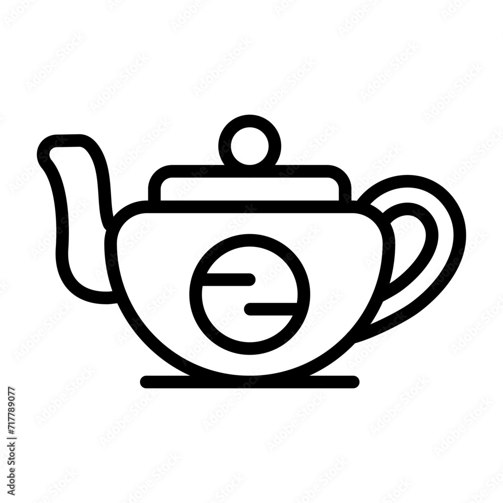 Fototapeta premium Teapot Vector Icon