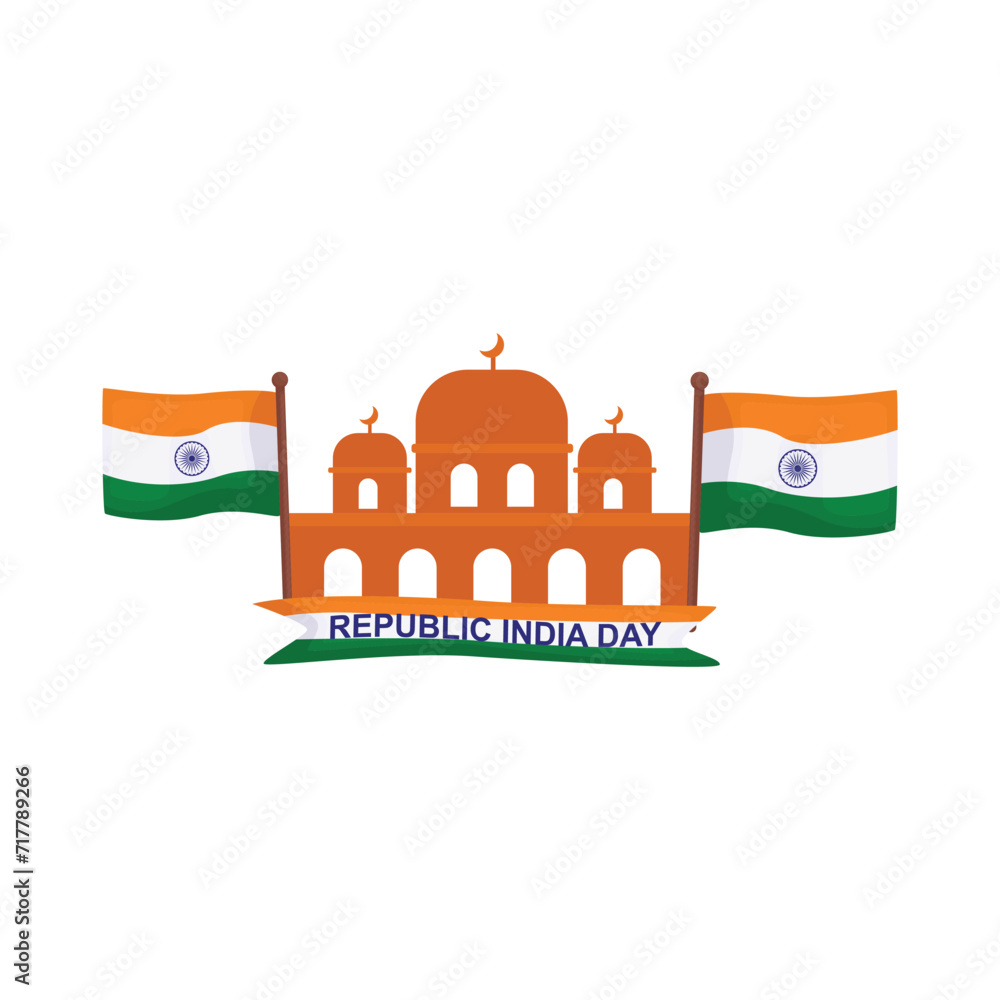 republic india day illustration
