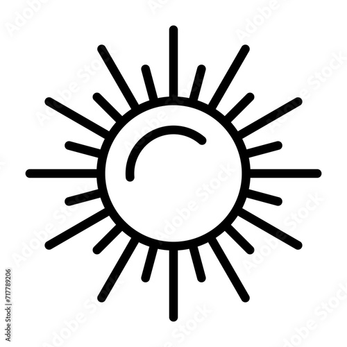 Sun Vector Icon