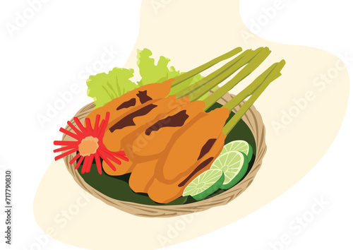 Sate Lilit from Indonesia