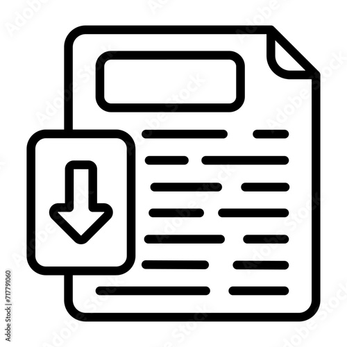 Download File Vector Icon