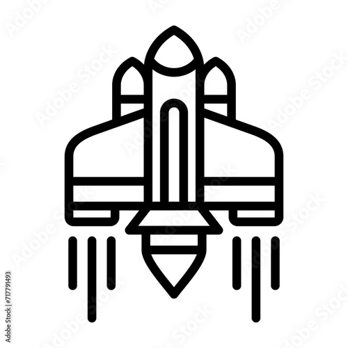 Spaceship Vector Icon