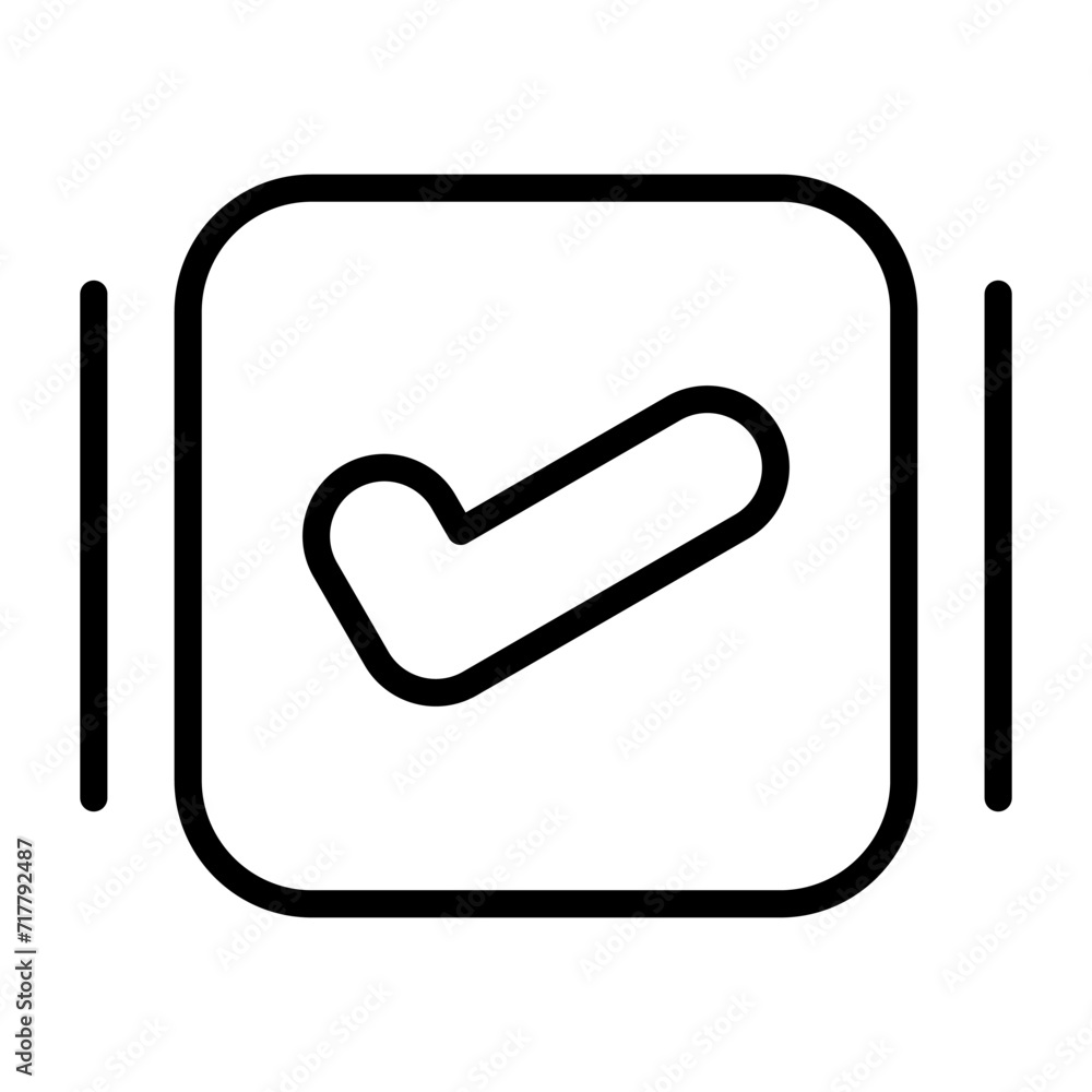 Tick Box Vector Icon Tick Box Vector Icon