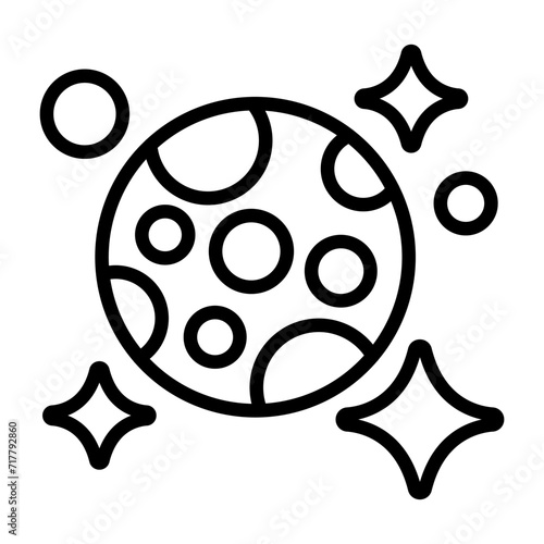 Moon And Stars Vector Icon