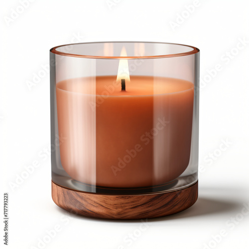 Scented handmade candle