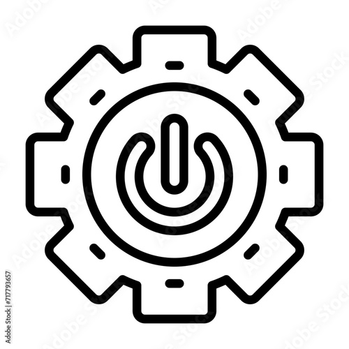 Power Button Vector Icon