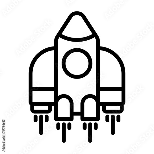 Spaceship Vector Icon
