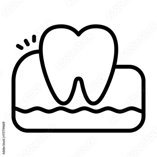 Swollen Vector Icon