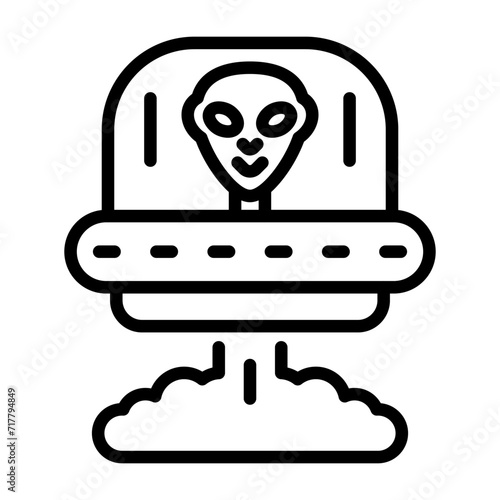 Spaceship Vector Icon