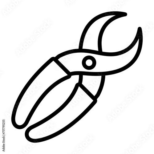 Nippers Vector Icon