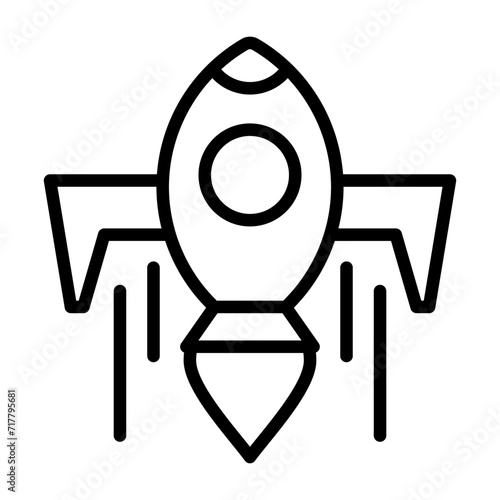Rocket Vector Icon