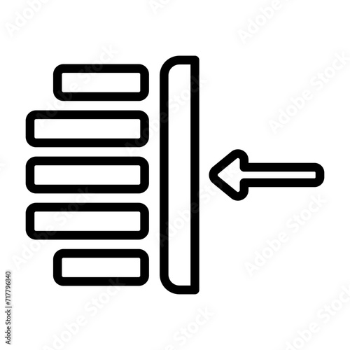 Margin Vector Icon