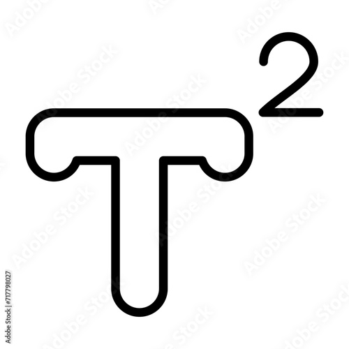 Superscript Vector Icon