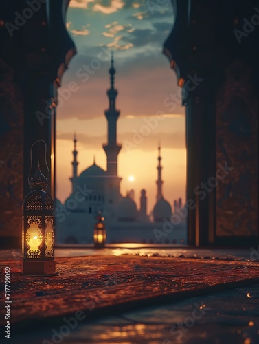 Ramadan muslim holiday background wallpaper design