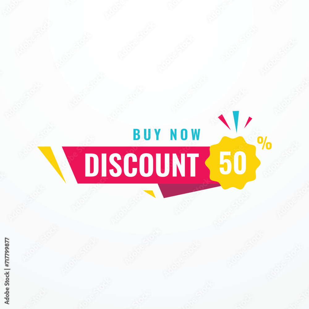 Discount banner ribbon design collection