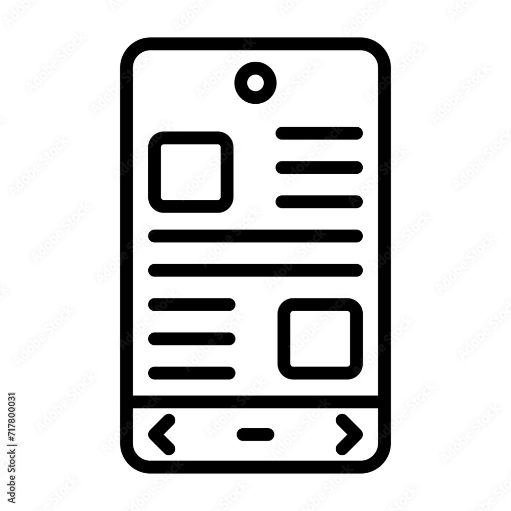 Mobile Vector Icon Mobile Vector Icon