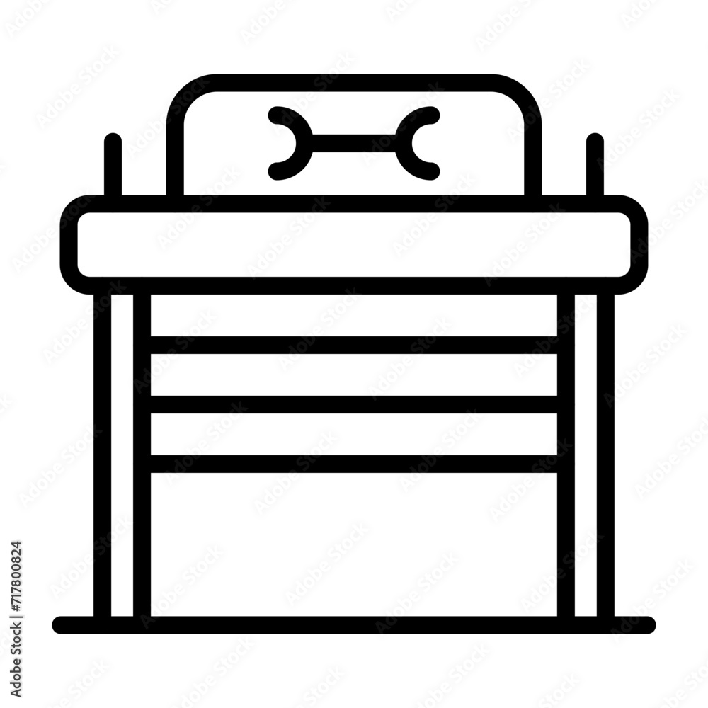 Repair Shop Vector Icon Repair Shop Vector Icon