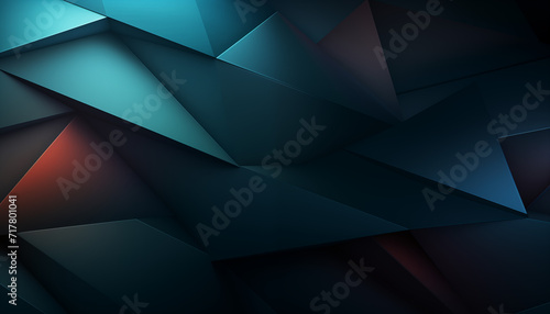 abstract geometric background, triangle shapes, dark colors, graphic banner