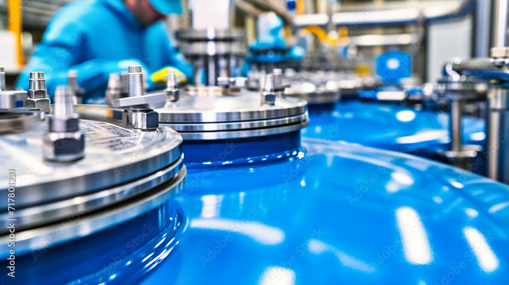 Modern Industrial Factory: Automated Machinery in Production Line, Symbolizing Manufacture and Technology Modern Industrial Factory: Automated Machinery in Production Line, Symbolizing Manufacture and Technology