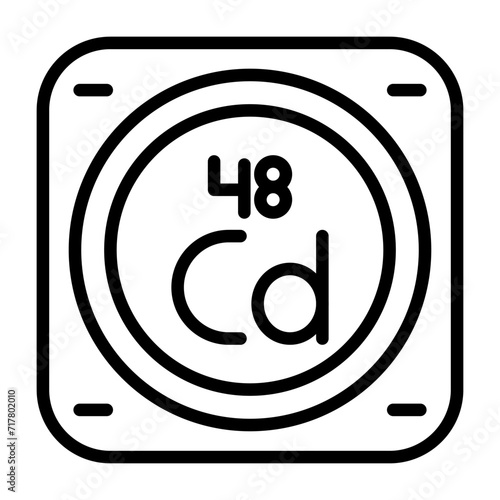 Cadmium Vector Icon