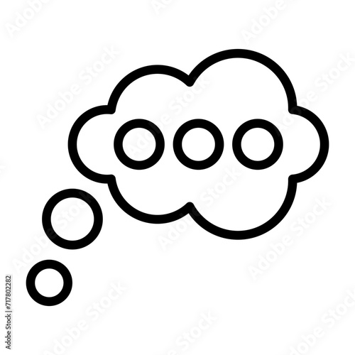 Thinking Vector Icon