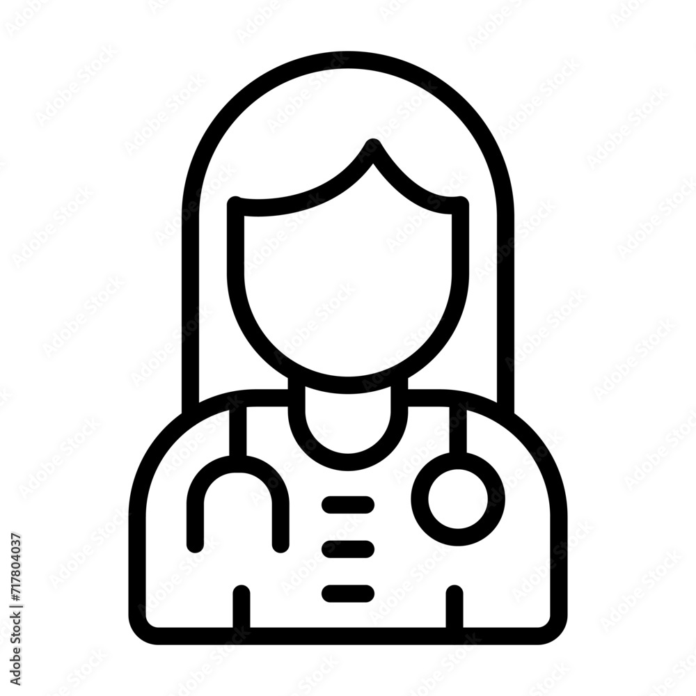 Unique Line Vector Icon Unique Line Vector Icon