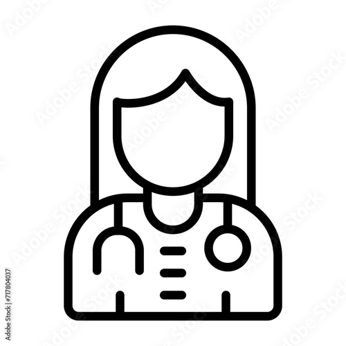 Unique Line Vector Icon