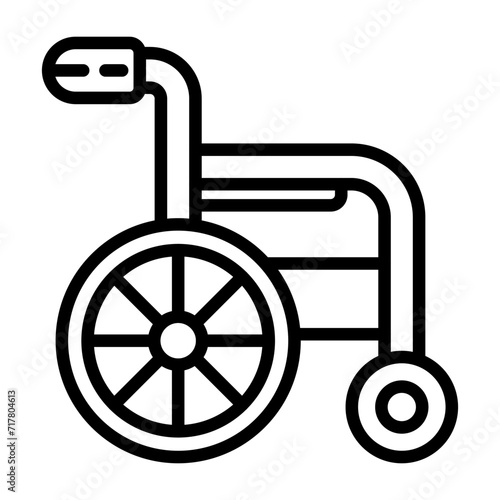 Wheelchair Vector Icon