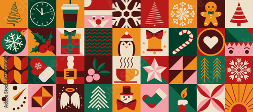 Holiday winter Chrismas pattern 