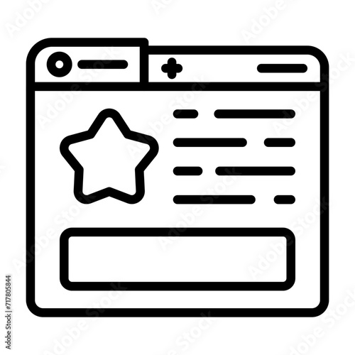 Favourite Page Vector Icon