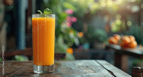 healthy carrot juice drinks © olegganko