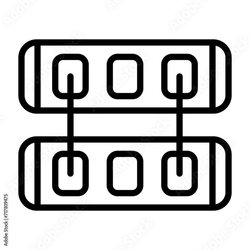 Network Switch Vector Icon