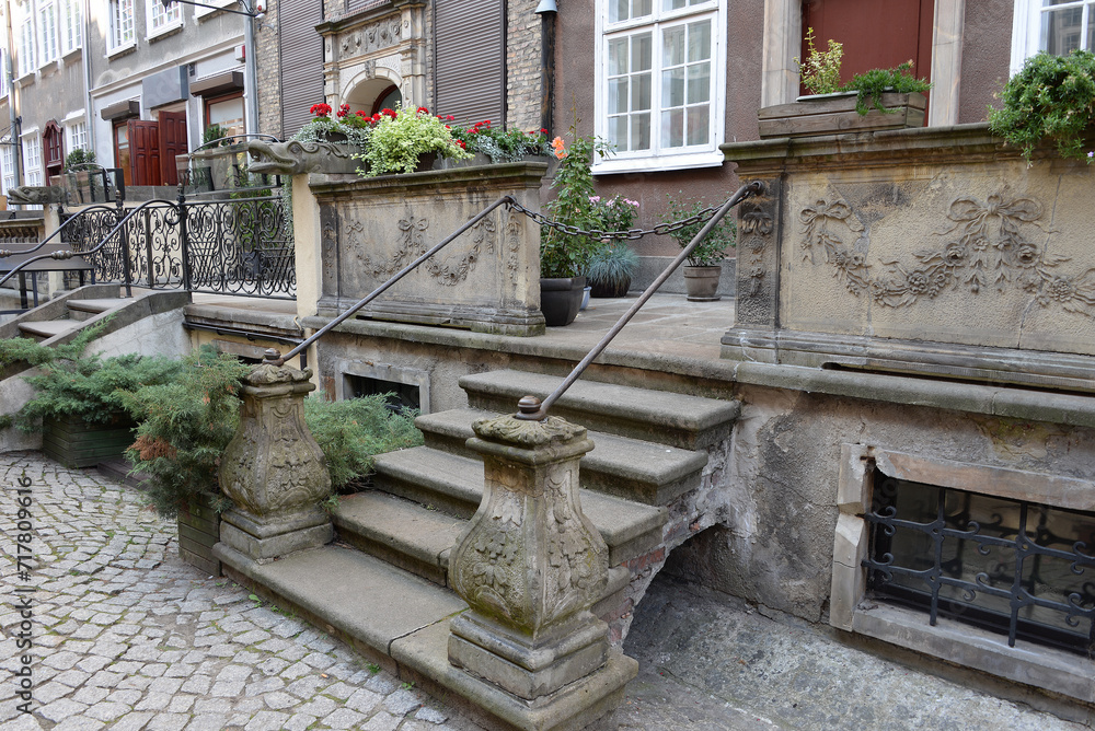 In der Altstadt von Danzig in Polen