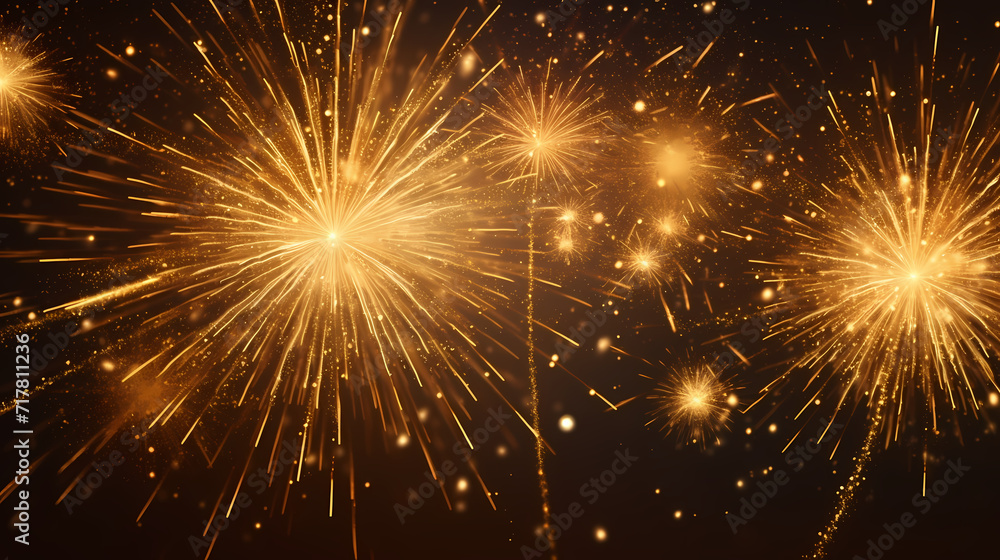 Beautiful creative holiday background. Fireworks and sparkles Beautiful creative holiday background. Fireworks and sparkles
